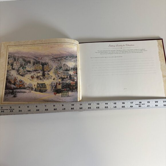 Thomas Kinkade Our Family Christmas Memories Hardcover Book Boxed 1999 - Picture 6 of 8